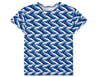 Kids Wave Sports Jersey (AOP)