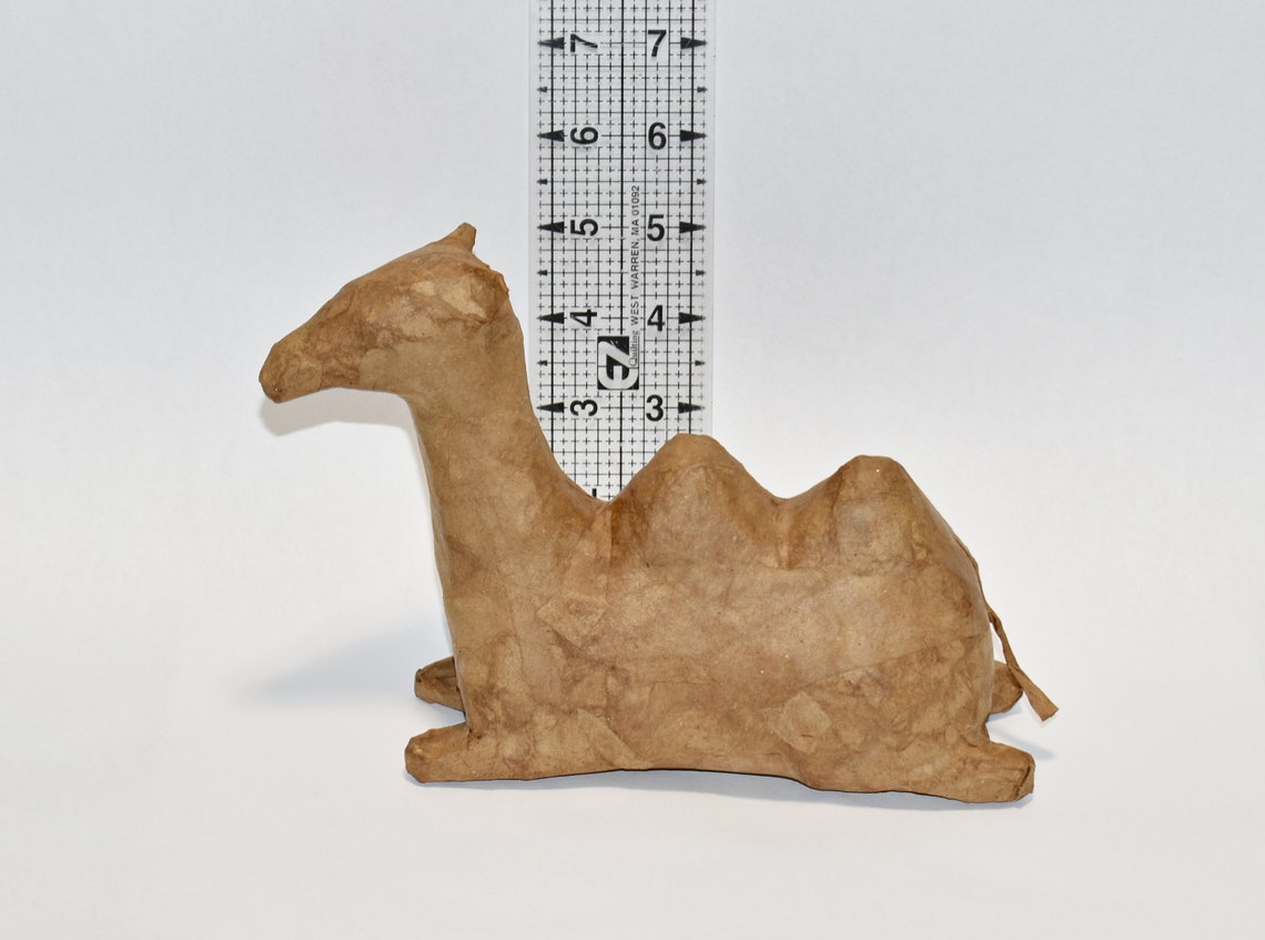 Paper Mache Form Camel Animal Art Sculpture DIY Paint It Etsy