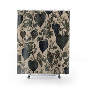 Zasłona prysznicowa Golden Lotus, dekoracja łazienki z japońskimi falami, turkusowy wzór orientalny, pomysł na prezent w stylu zen i duchowości