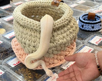 Snake Hide Basket