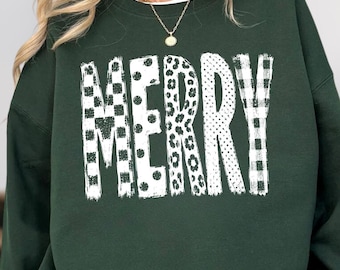 Christmas Sweatshirt, Merry Christmas Hoodie, Festive Holiday Hoodie, Christmas Gift, Cute Christmas Sweater, Xmas Hoodie, Cozy Holiday Gift