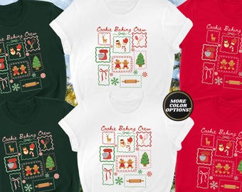 Cookie Baking Crew Shirt, Christmas Baking Squad Tee, Gingerbread Holiday Shirt, Family Christmas Matching Tee, Cute Holiday Gifts