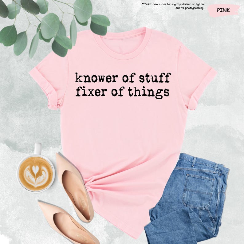 Knower of Stuff Fixer of Things Shirt, Funny Dad Tshirt, Handyman Gift, Mechanic Tee, Husband Gift, Father's Day Shirt, DIY Lover Tee image 15