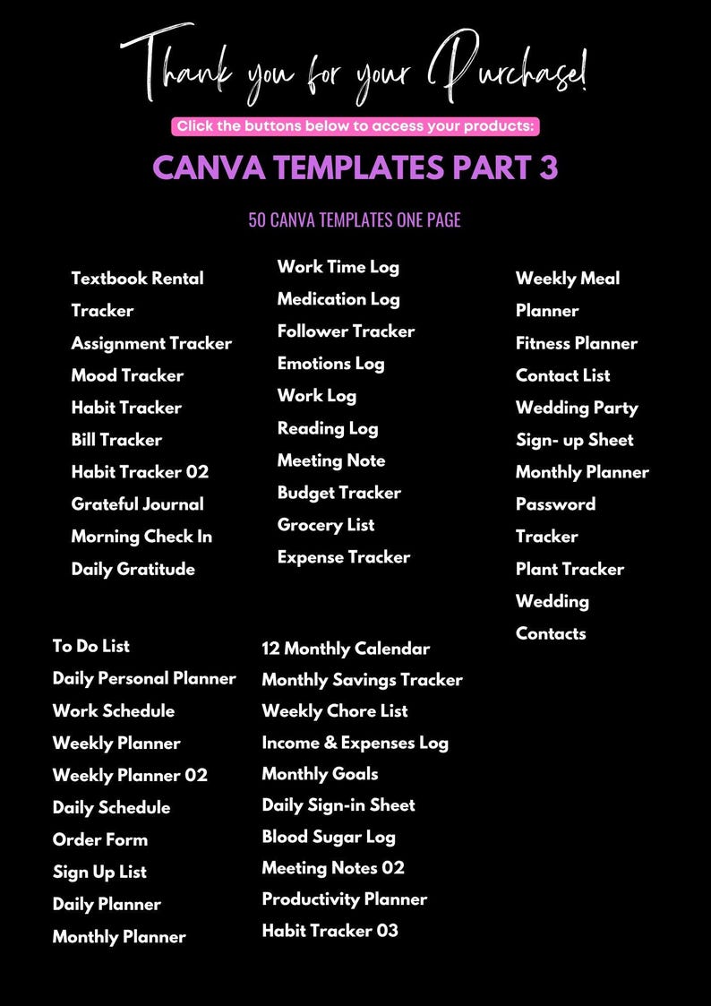 7500+ Planner Pages + 800 Canva Templates | PLR + MRR | Digital Planner ...