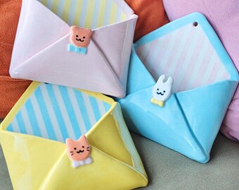 Envelope Ceramic Wall Holder