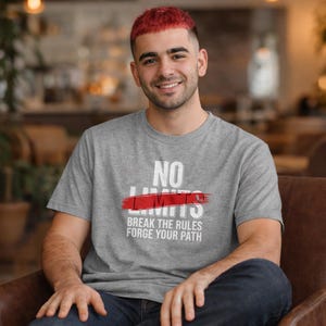 SK MOTIVATIONS| No Limits shirt | motivational graphic tee, hard work pays off