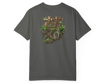 Japanese Kanji Dream YUME T-Shirt - Steampunk Bio Mechanical Nature Art Heavyweight Tee