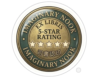 Imaginary Nook Ex Libris 5-Star Rating Sticker