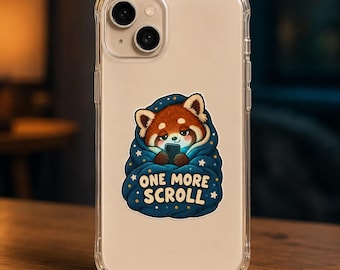 Noch ein Scroll-Aufkleber mit rotem Panda