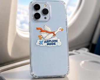 Flugzeugmodus-Gans-Aufkleber