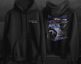 Motorcykelhuvtröja för Yamaha YZF-R3 2025-fans och förare