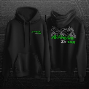 Kawasaki Ninja Zx10r Hoodie - Etsy