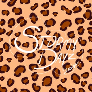 Leopard Classic -  seamless repeating pattern digital fabric file printable scrapbook paper