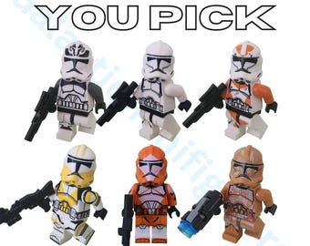 Clone Troopers From Wolf Pack, 212th, 13th, 212th Geonosis, Bomb Squad, Legions And Reg. Kloon Star Wars Customs met wapens