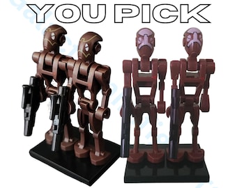 Commando Droids en Commando Droid Commanders Star Wars Customs met blasters