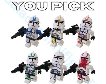OG-klonen voor 501e, 327e, 212e, 41e, Reg en Corascant, Legions Star Wars Customs met wapens