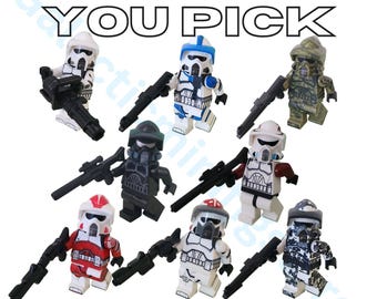 Star Wars Customs 91e Lightning Arf, Arf Boomer, Forest Arf, Black Arf, Rancor Batt Arf, Courascant Arf, Arf Hound, Jungle Arf met wapens