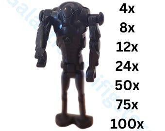 Super Battle Droids 4x, 8x, 12x, 24x, 50x, 75x en 100x Star Wars Customs met blasters