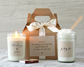 Thinking of you care package / Get Well Gift / Spa Gift Set / Sympathy Gift / I miss you / loss of loved one / miscarriage gift