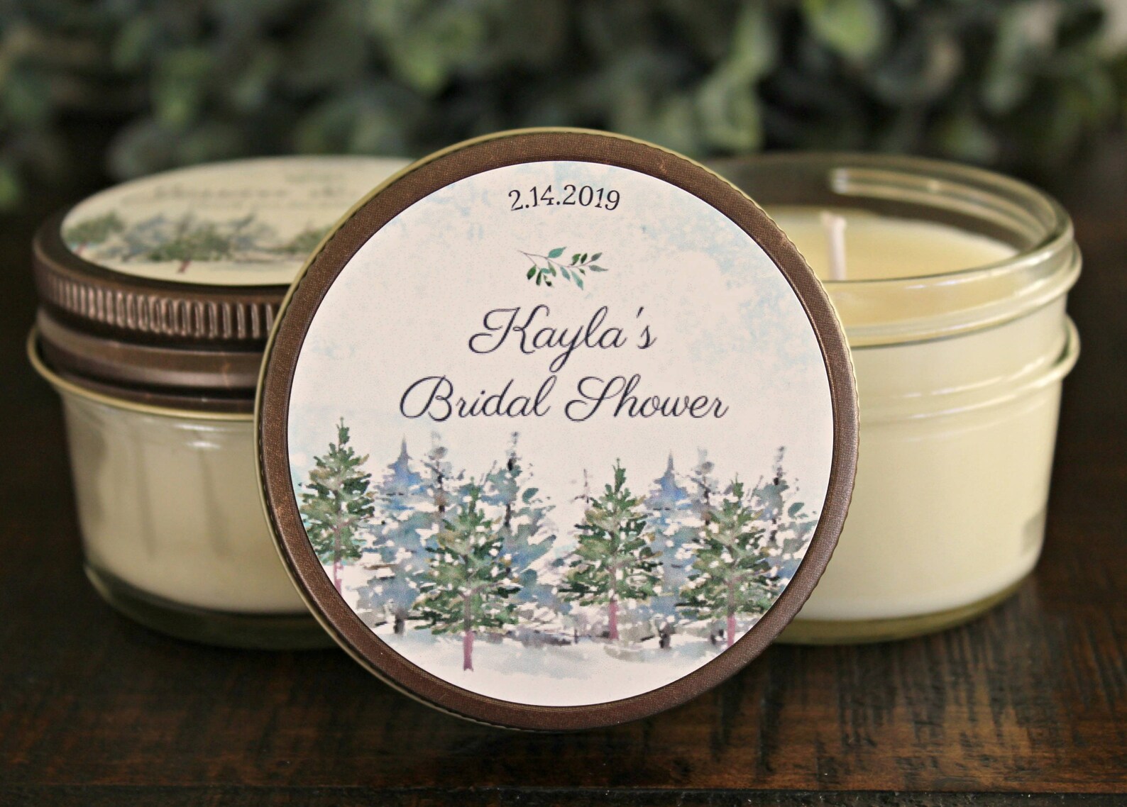 Winter Bridal Shower Favor / Rustic Bridal Shower / Etsy