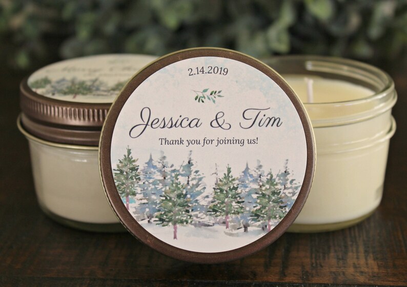 Winter Bridal Shower Favor / Rustic Bridal Shower / Etsy