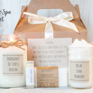 Stress Relief Care Package / Relaxation Self Care Gift Box for Friend ...