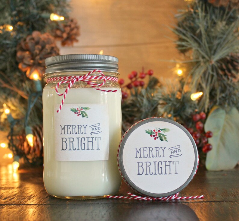 Merry & Bright Candle Gift - Thumbnail 4