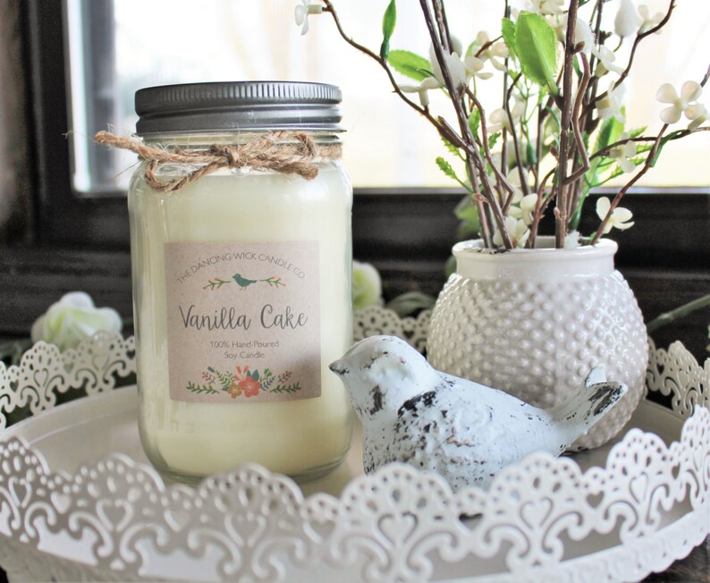 Soy Mason Jar Candle////choose Your Scent//container Etsy
