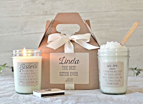 Cadeau Sœur, Porte-clés De Nom Personnalsé, Sœurs Par Hasard Ams Par Chox, Fleurs Aquarelles