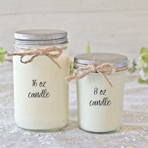 Personalized Candle / Best Friend Candle / Gift for Friend / Name Candle / Because of you I laugh / 16 oz Scented Candle image 2