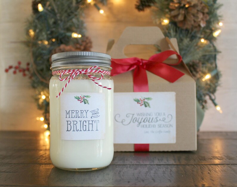 Merry & Bright Candle Gift - Thumbnail 5