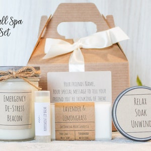Stress Relief Care Package / Relaxation Self Care Gift Box for Friend ...