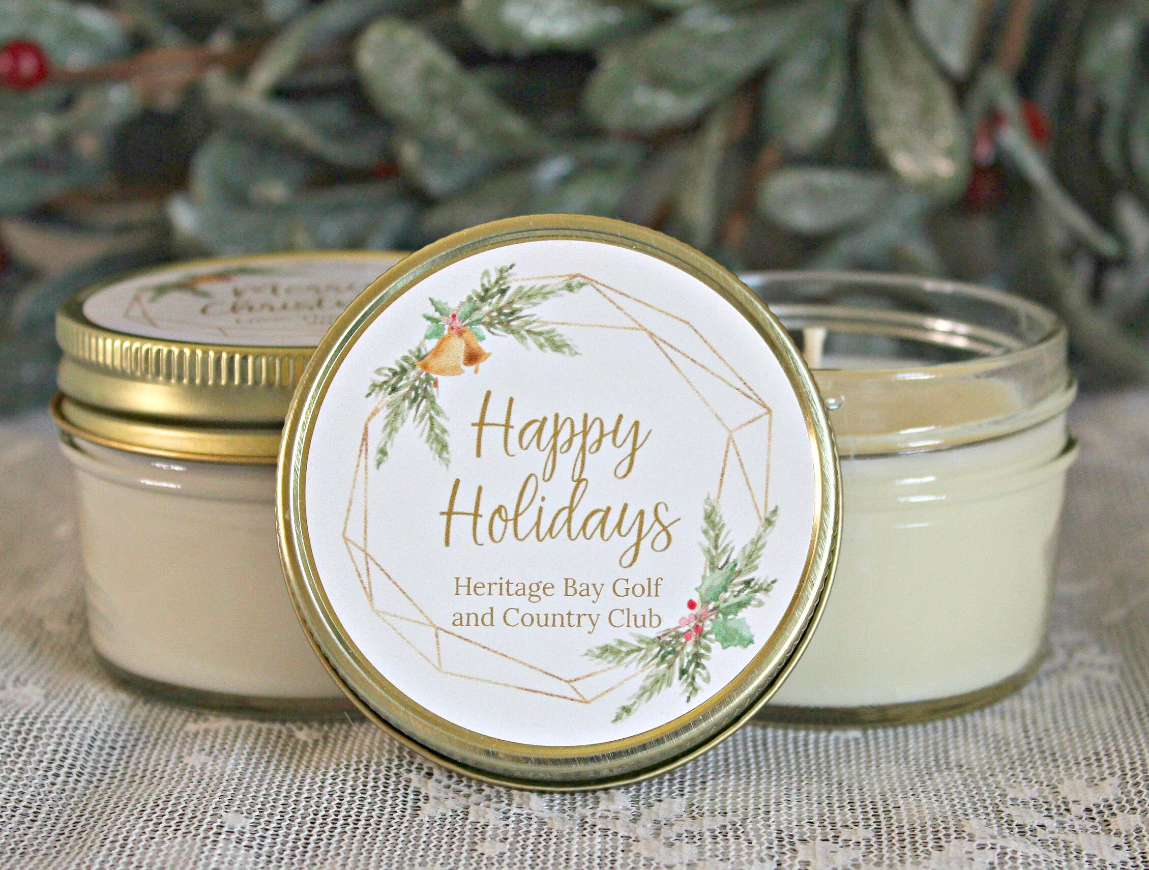 Bulk Christmas Candles / Corporate Gift / Christmas Gift / Etsy