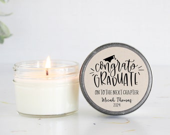 Congrats Graduate Onto the Next Chapter / Candle Favors / Graduation Party Favors / For Guests / High School Graduation / College Graduation