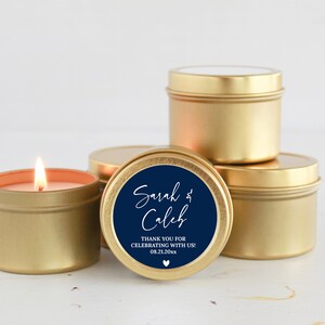 Personalized Name Wedding Favors / Set of 10 BULK Candles for Guests ...