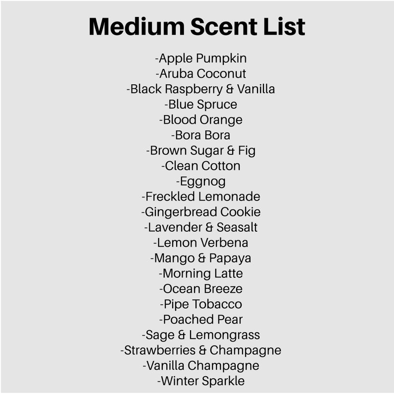 Scent Description list / Not Intended for Purchase / For Informational purposes only Bild 4