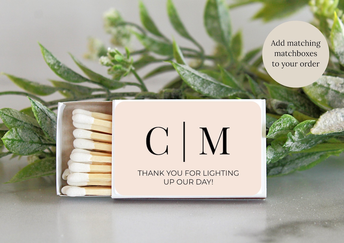 Personalized Wedding Favor Candles: Custom Monogram Soy Candle Gift ...