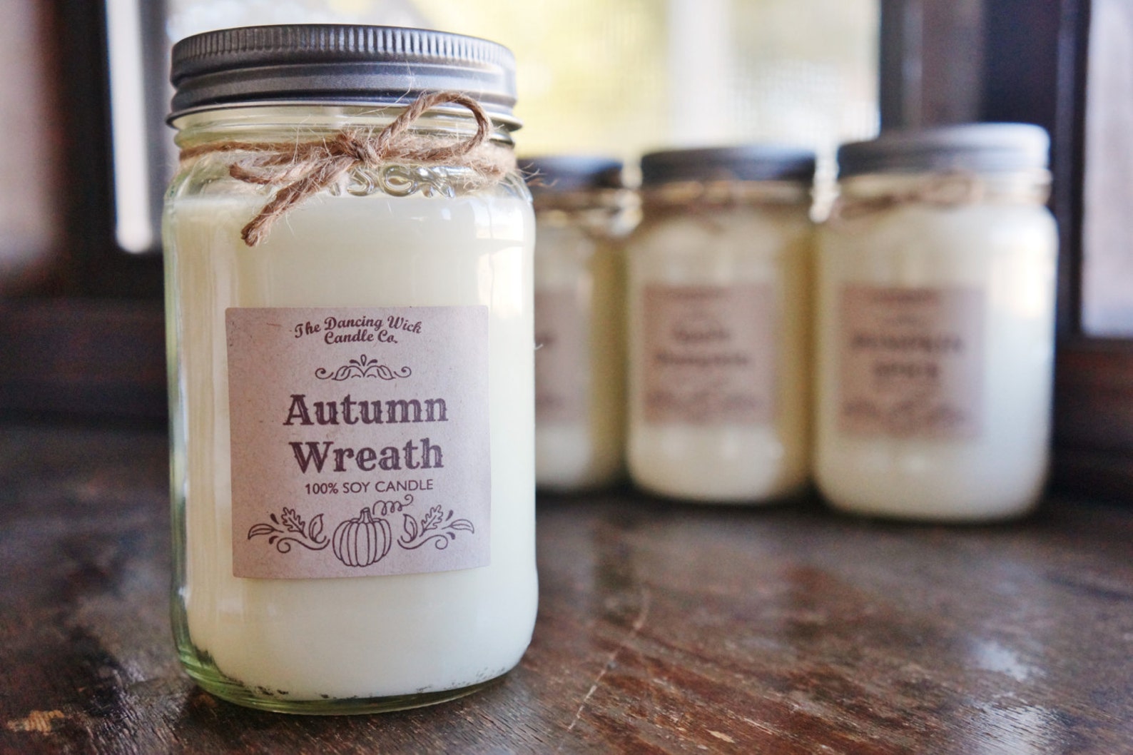 Fall Candle / Pure Soy / Autumn Candle / Fall Decor / Etsy