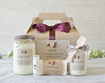 Spa Gift / Gift for Her / Bath Gift Set / Candle Gift Set / Gift for Mom / Birthday Gift / Thank you Gift / Friend Gift / Bath & body Gift