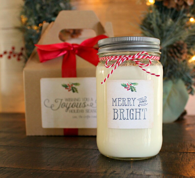 Merry & Bright Candle Gift - Thumbnail 2