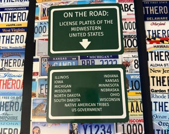 Unterwegs: Nummernschilder aus dem Mittleren Westen der USA