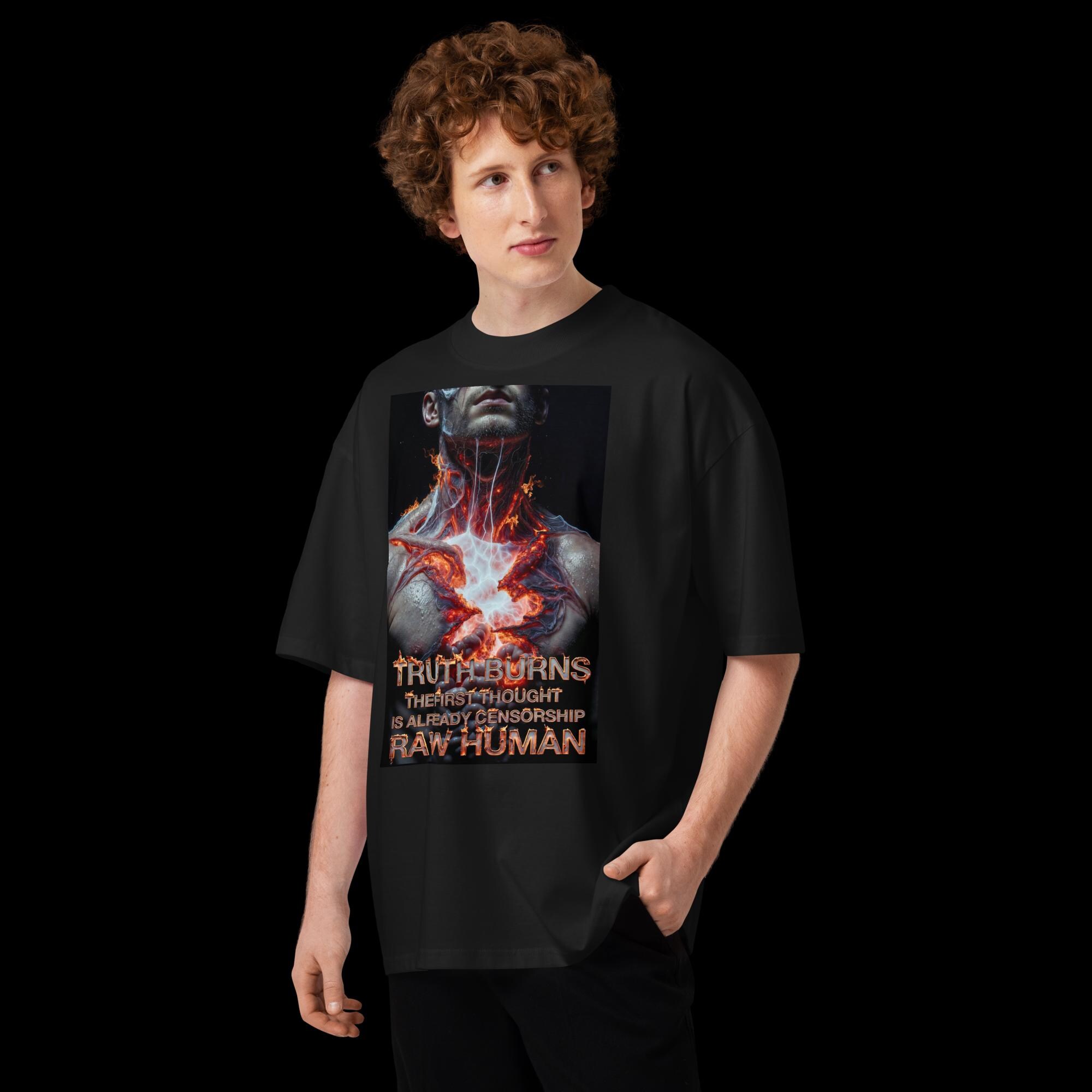 トップス 21aw turning logo over size damage tee Torn Oversized T Shirts - Etsy