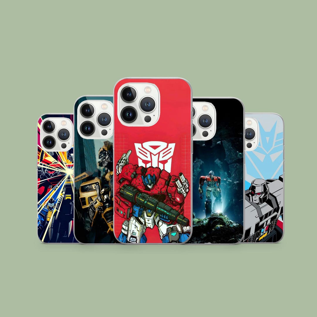 Phone Transformer Character Transformers Phone Case Soundwave Robot Cover for iPhone 17pro, 16, 15 ...