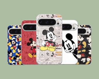 Mickey Mouse Phone Case Disney Cover for Google Pixel 10, 10Pro, 9, 9Pro, 8A, 8, 7A, 6A, Samsung S26, S25, S24Fe, A16, iPhone 16, 15