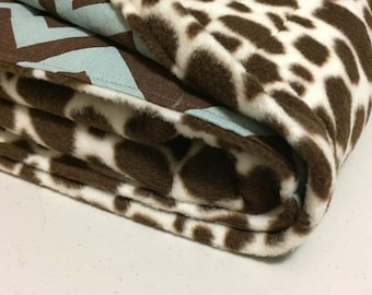 Weighted Therapy Blanket 7lbs. Fleece & cotton Child, Lap, Throw size 28x50