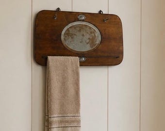 Antique Wall Mounted Shaving Mirror