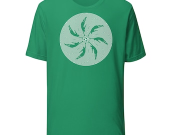 Unisex Dynamic Soccer Circle Op Art many colors T-shirt