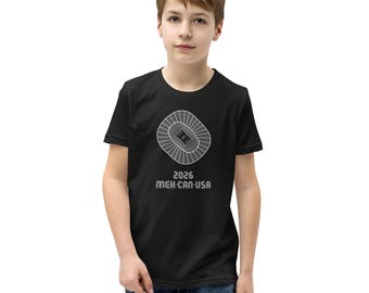 Azteca Stadium Black Youth Tee Shirt