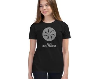 Soccer Circle Players Shirt-Optical Art Soccer youth Tee 2026