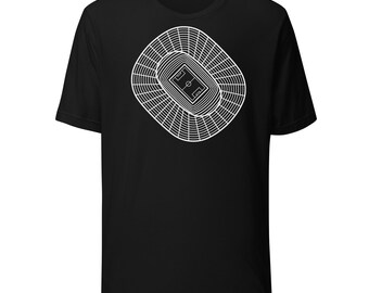 Unisex Azteca Stadium Op Art T-shirt many colors